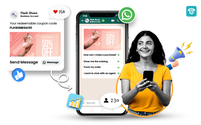 WhatsApp and SMS marketing